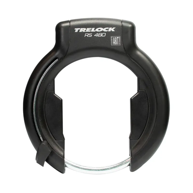 Fahrradschloss Hufeisen Trelock RS480 schwarz mit Halterung