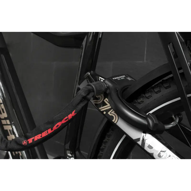 Fahrradschloss Hufeisen Trelock RS480 schwarz mit Halterung — Ansicht 2