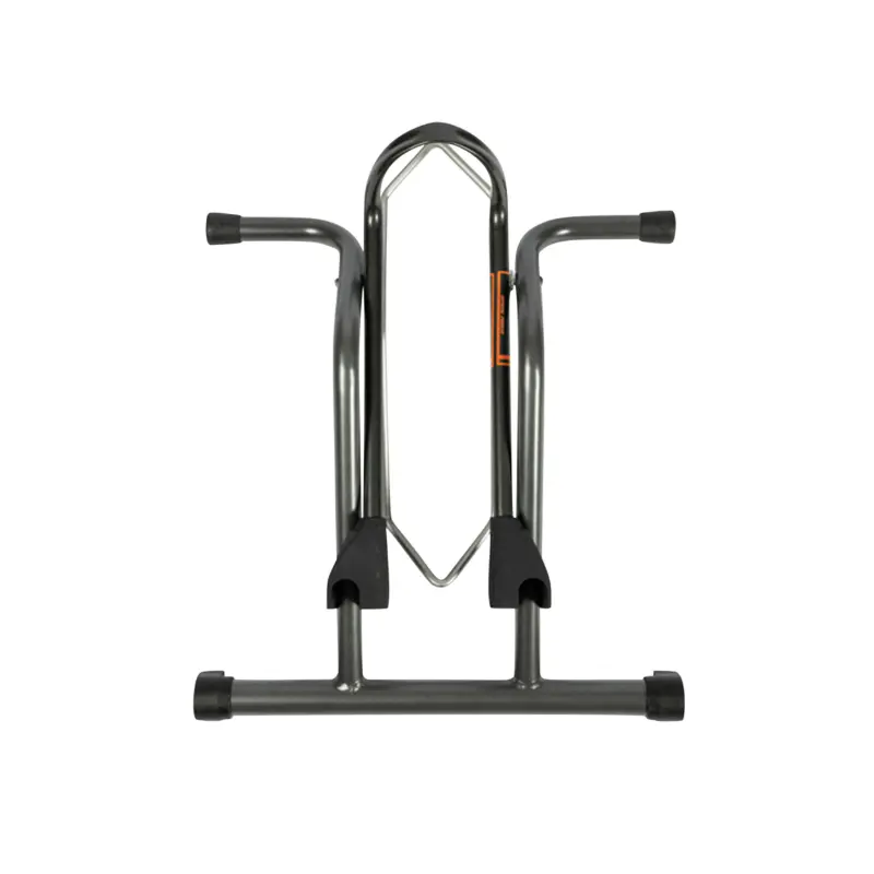 Fahrradständer 1 Fahrrad Officine Parolin Stabilus Befestigung Vorder- oder Hinterrad grau — Ansicht 2