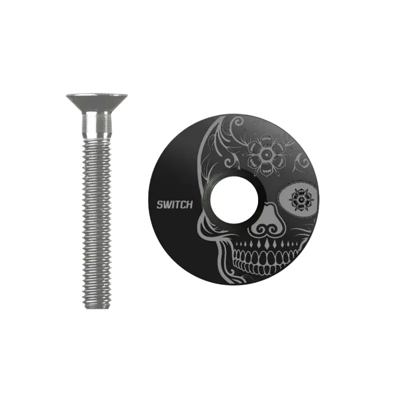 Capot jeu de direction Switch Skull noir-gris