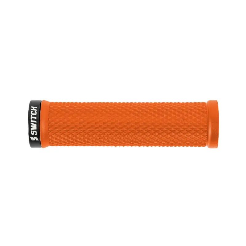 Poignées SWITCH City-VTT Flow Lock-On orange fluo (paire)