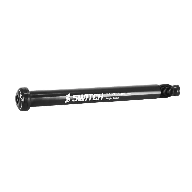 Durchsteckachse Radsicherung Vorderrad Switch Gewinde M14 x 1.5 15 x 110 schwarz