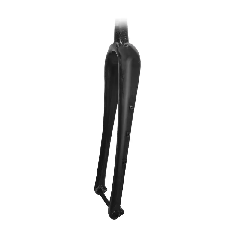 Fourche gravel GIST 700C carbone UD disque Flatmount droite pivot carbone conique lisse 1"1/2 et 1"1/8-28,6 axe traversant 12 mm
