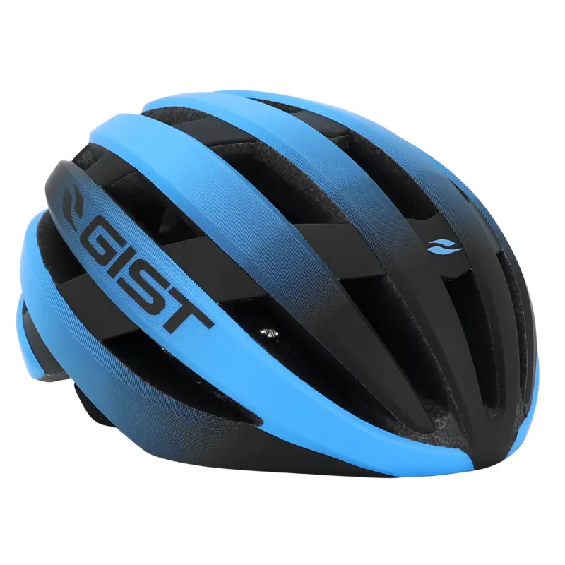 Fahrradhelm Erwachsene GIST Route Revol blau-schwarz Damen und Junior Full In-Mold Größe 54-58