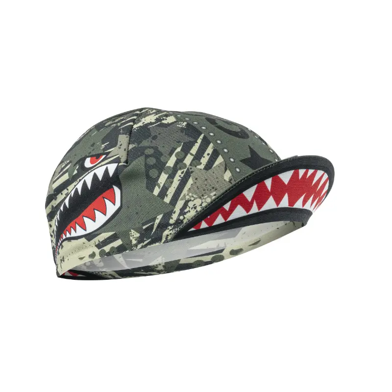 Casquette GIST style militaire décoration crocs vert -5951