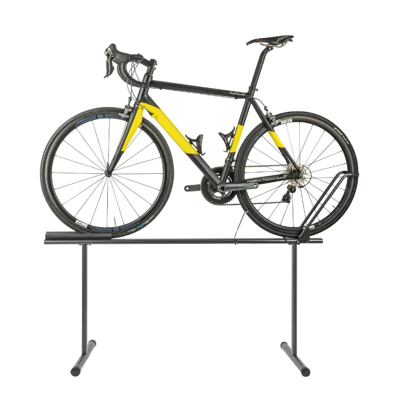 Horizontales Ladenregal Officine Parolin für Fahrrad hochglanz schwarz Höhe 65 cm