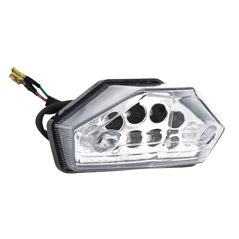 Heckleuchte 50 mit anpassbarem Gehäuse Rieju 50 MRT transparent mit LEDs P2R