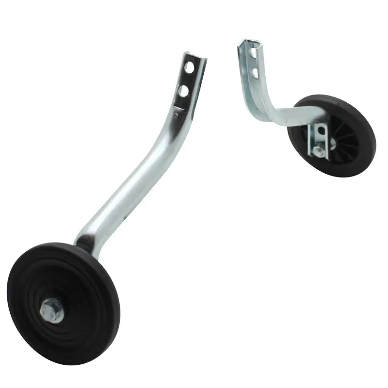 Stabilisateur vélo P2R small roue plastique noir 12"-14" (paire)