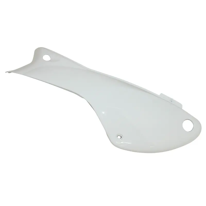 Carénage arrière scooter Peugeot 50 TKR Trekker 2007+ blanc brillant gauche P2R