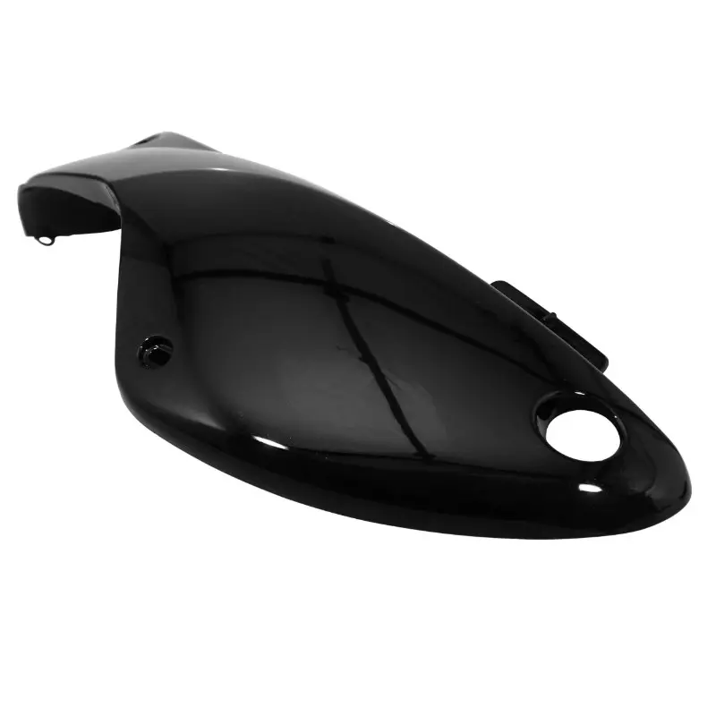 Carénage arrière scooter Peugeot 50 TKR Trekker 2007+ noir brillant gauche P2R