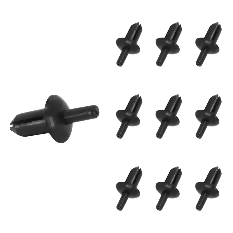 Rivets-clips-agrafes de carrosserie carenage plastique noir Ø 5 mm (lot de 10) Sélection P2R