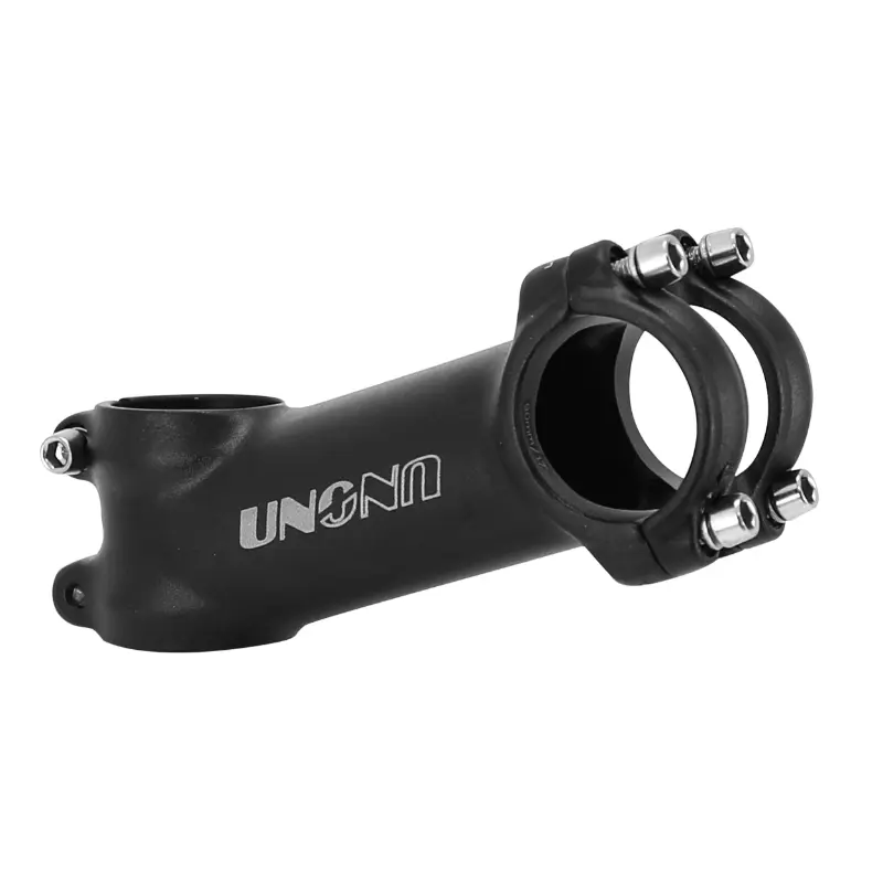 Potence VTT UNO aluminium 6061 noir relevé 17° 31,8 mm L60 mm pour fourche 1"1/8