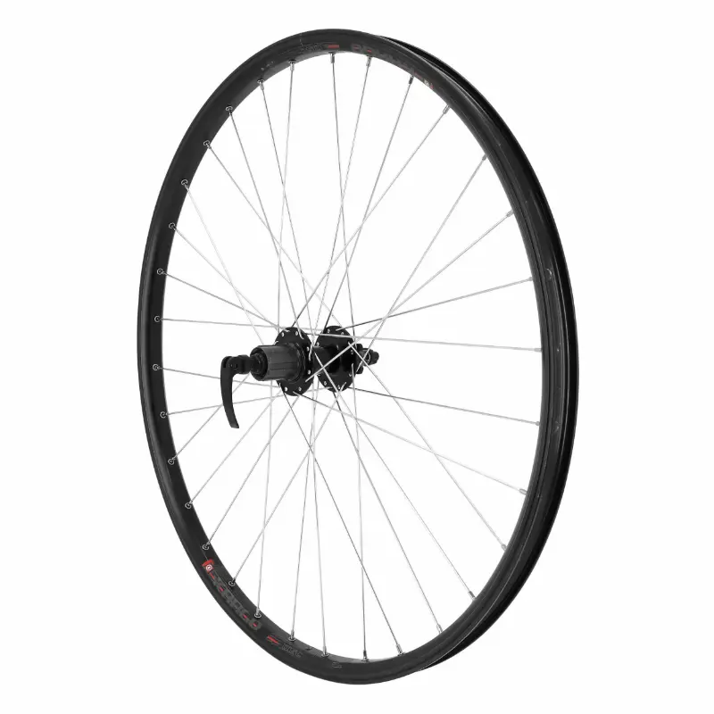 Velox Cargo Hinterrad VAE 700 x 35 - 28" Scheibenbremse Nabensperre verstärkt 11-10-9V Felge 25C 32 Speichen 6-Loch schwarz