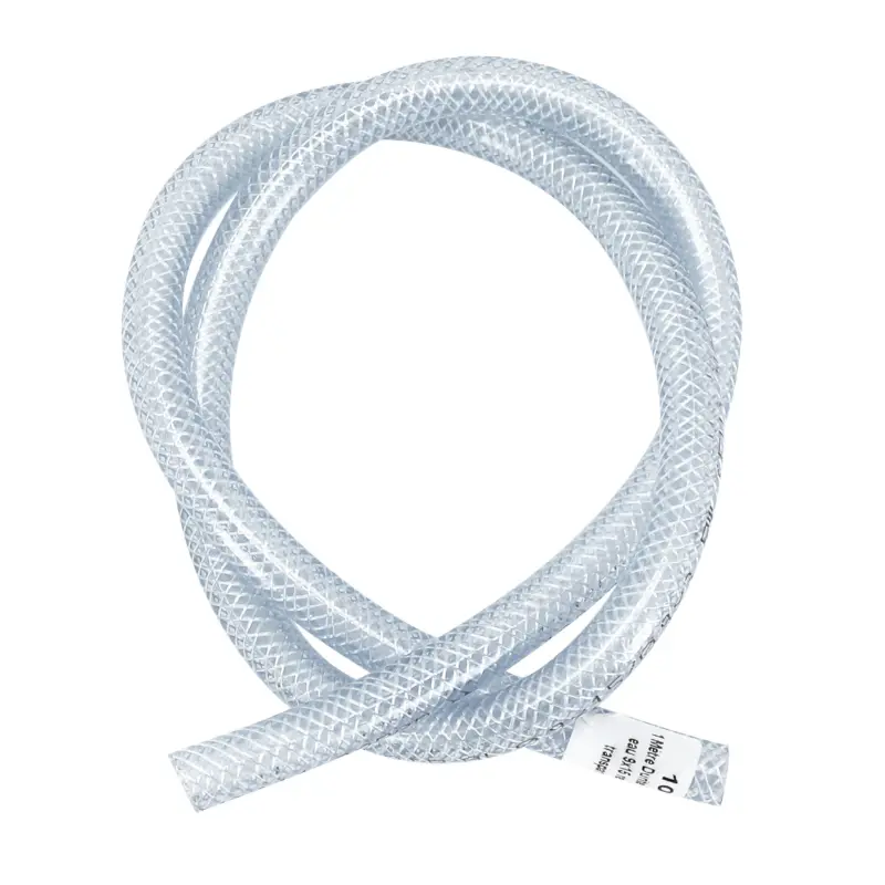 Durite de refroidissement eau 9x15 mm transparent renforcé (1m) Sélection P2R