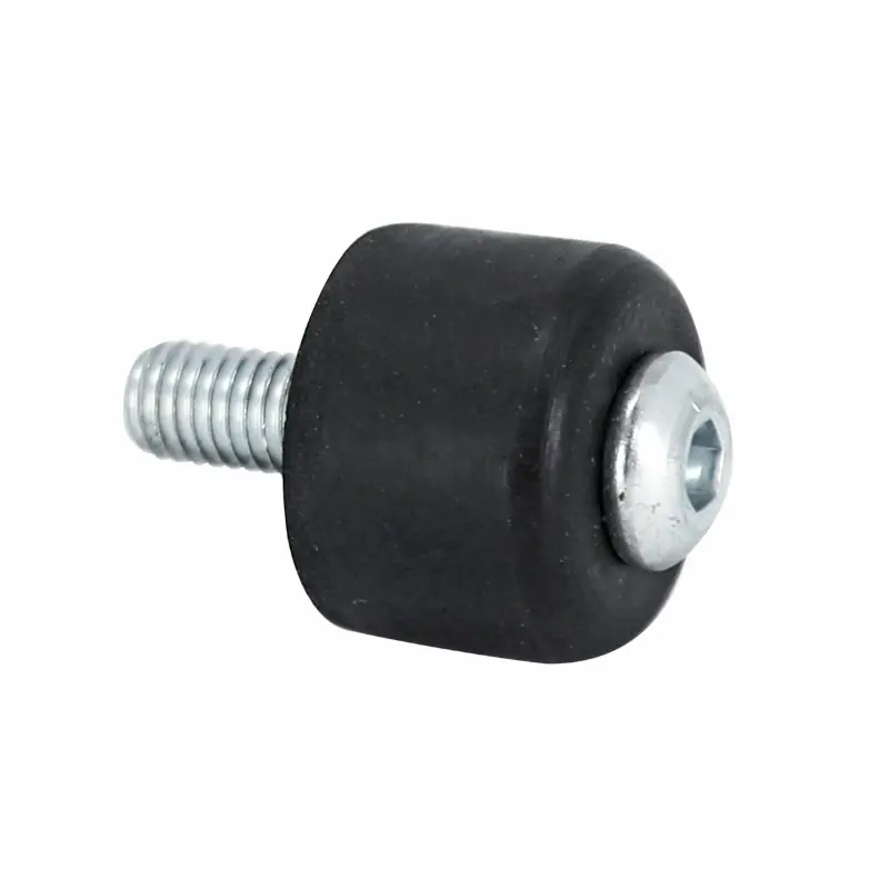 Butée caoutchouc de kick cyclo adaptable MBK 51 acier avec vis Sélection P2R