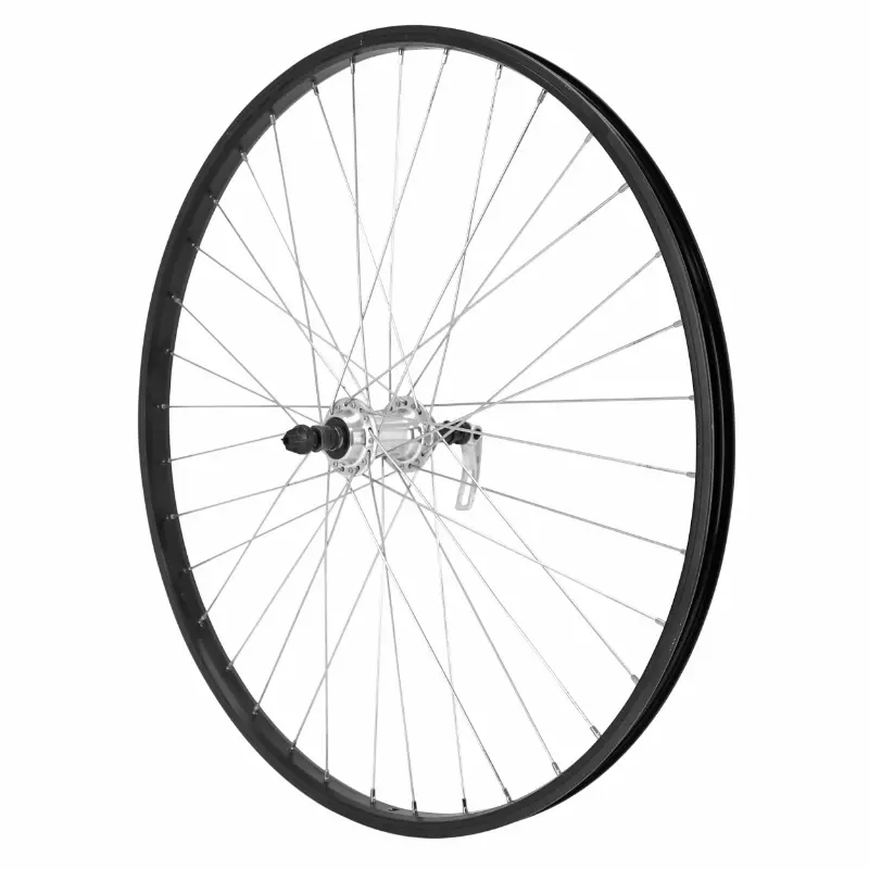 Vēlērriteņa ritenis VELOX 26" M110 aizmugurējais melns sudraba rumbas brīvgaitas ritenis 7-6-5V lieta 21C