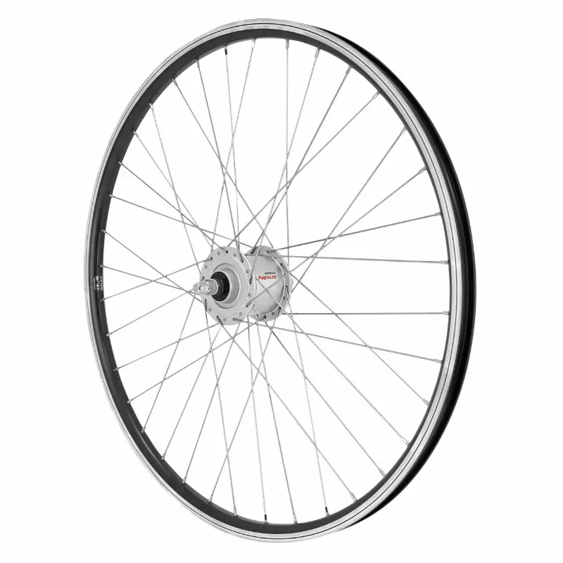 Roue VTT 27,5" ER10 avant noir moyeu Shimano Dynamo DH2N 6 V-3 W jante 19C