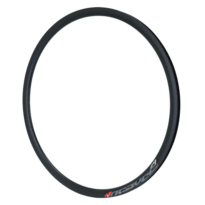 Jante estrada 700 gravel pulse 19 preto 36T. disco tubeless ready parede dupla perfil 28MM - 622X19C