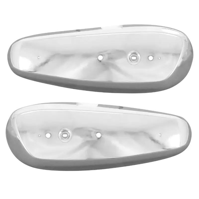 Tankzierring-Adapter für Moped Motobécane-MBK 85, 88, 881 chrom (Paar)