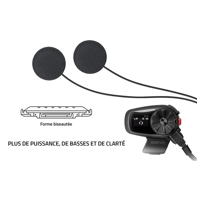 Interkom Sena 5S10 Duo Bluetooth 5.1 LCD displej dosah 700 m — pohled 2