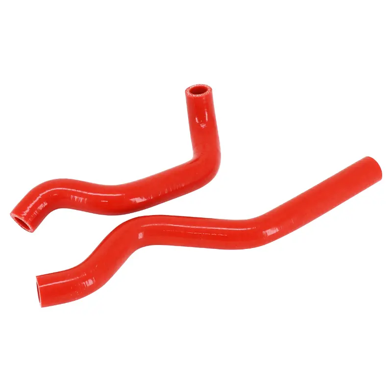 Durite de refroidissement d'eau 50 silicone rouge P2R - Lot de 2