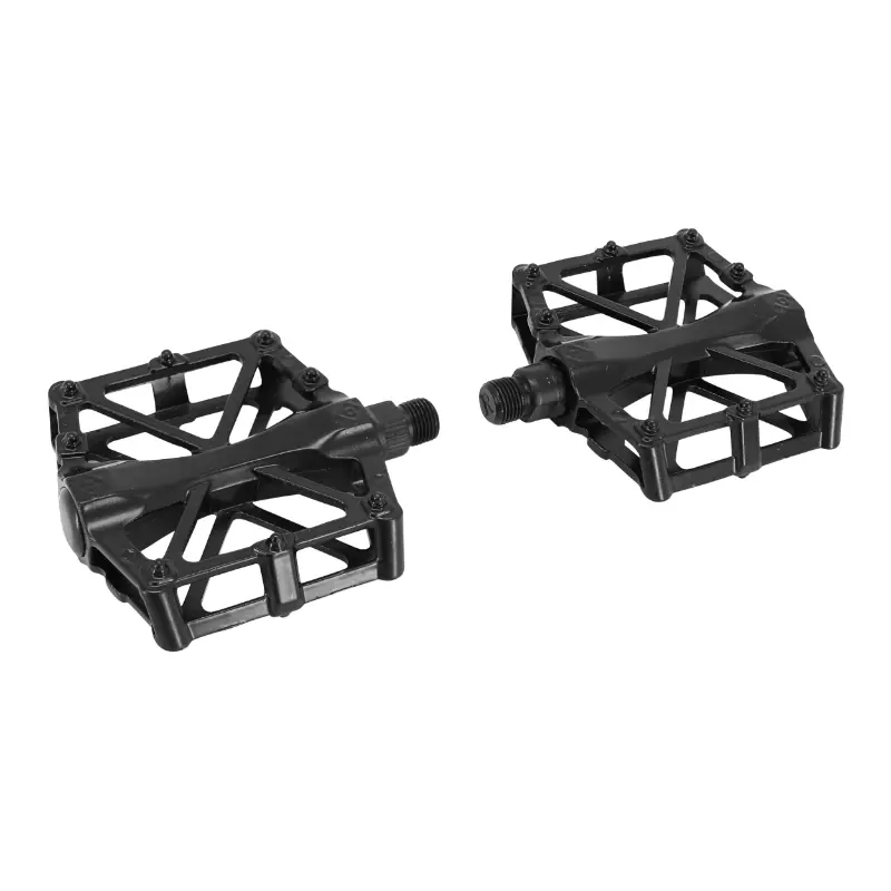 Paire de pédales VTT plateforme descente P2R alu noir 9-16"
