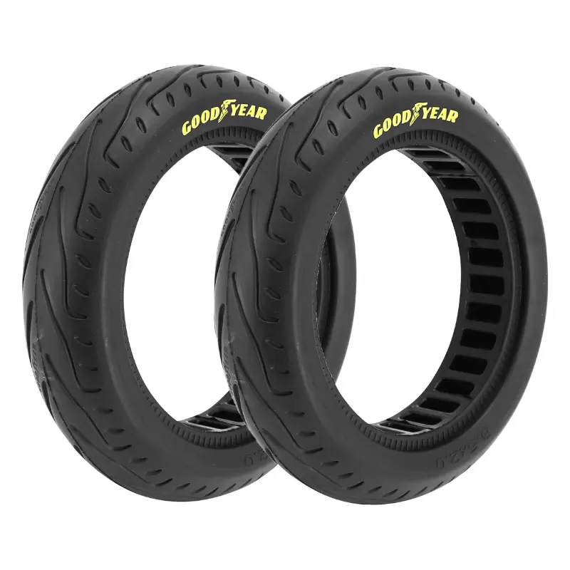 Pneu trottinette plein 8.5 x 2.00 Goodyear noir anti-crevaison