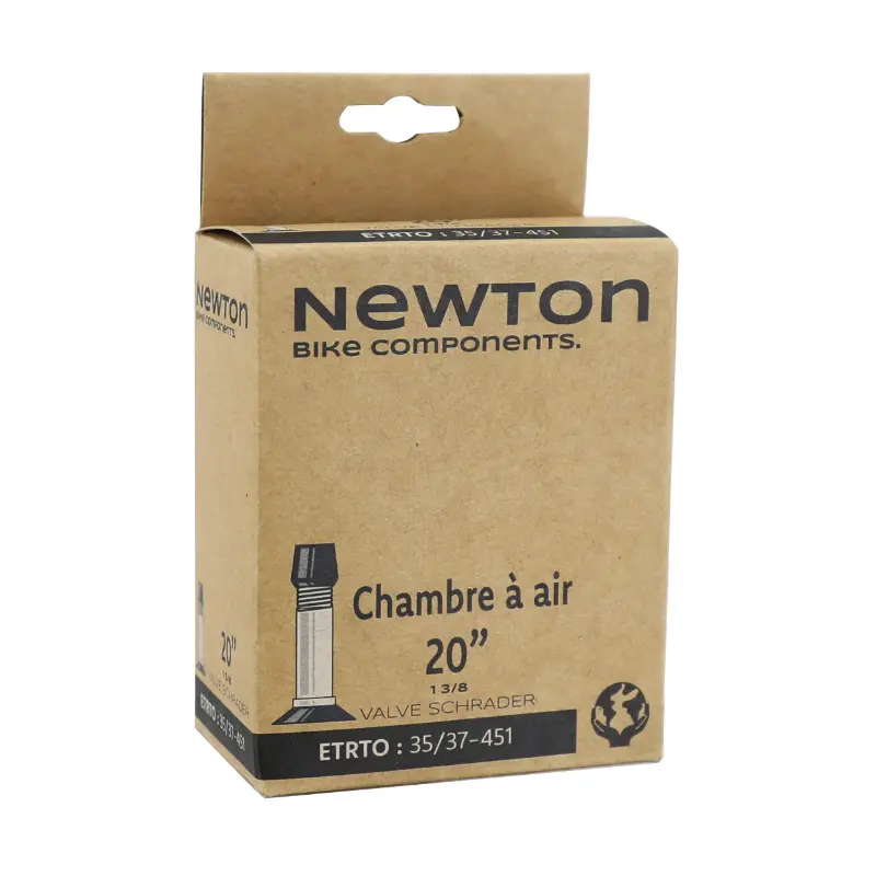 Chambre à air vélo 20 x 1 3/8 Newton valve standard