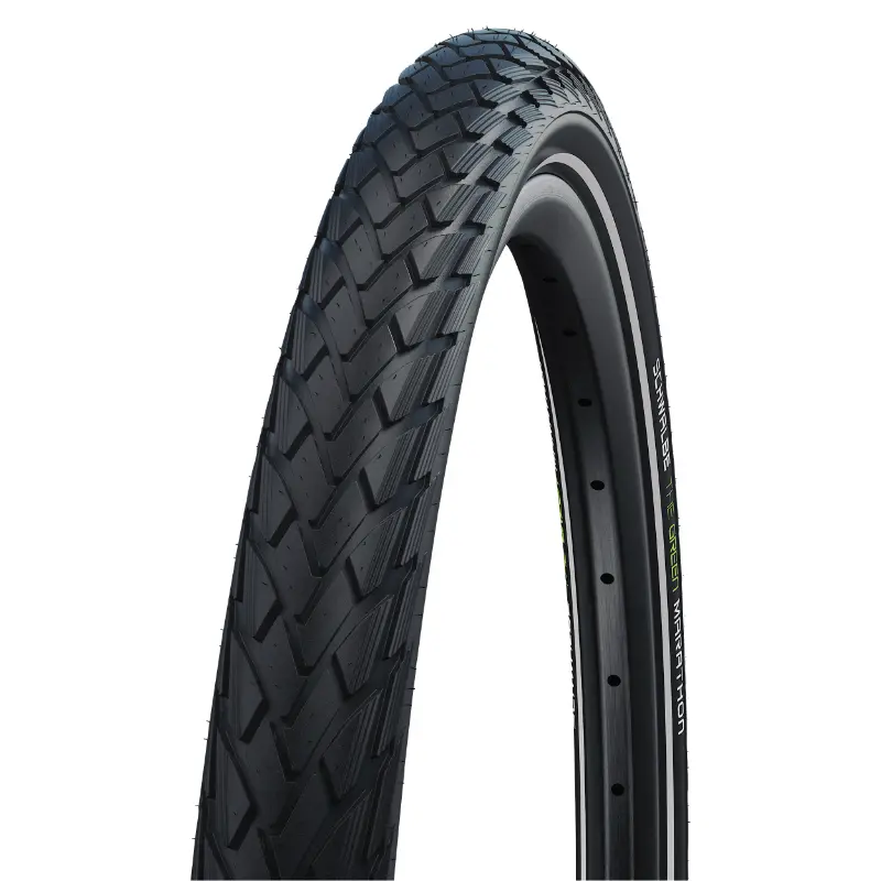 Pneu VTT urbain Schwalbe Marathon Green 26 x 2.00 noir TR (50-559) Greenguard Reflex