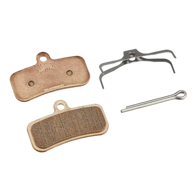 Shimano XTR M9120 XT M8120-M8020 SLX M7120 Saint M820-M640-810 und MT520-420 MTB-Bremsbelag (Shimano Original Metall) - D02S (Paar auf Karte) - kompatibel mit Elektromotorrad