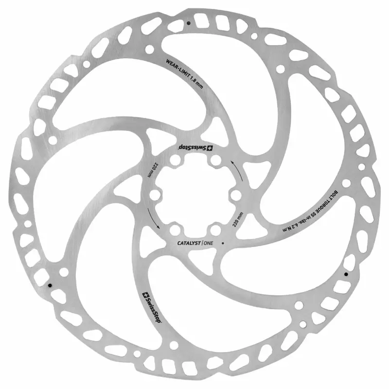 Disque de frein VTT Swissstop Catalyst One 220 mm 6 trous
