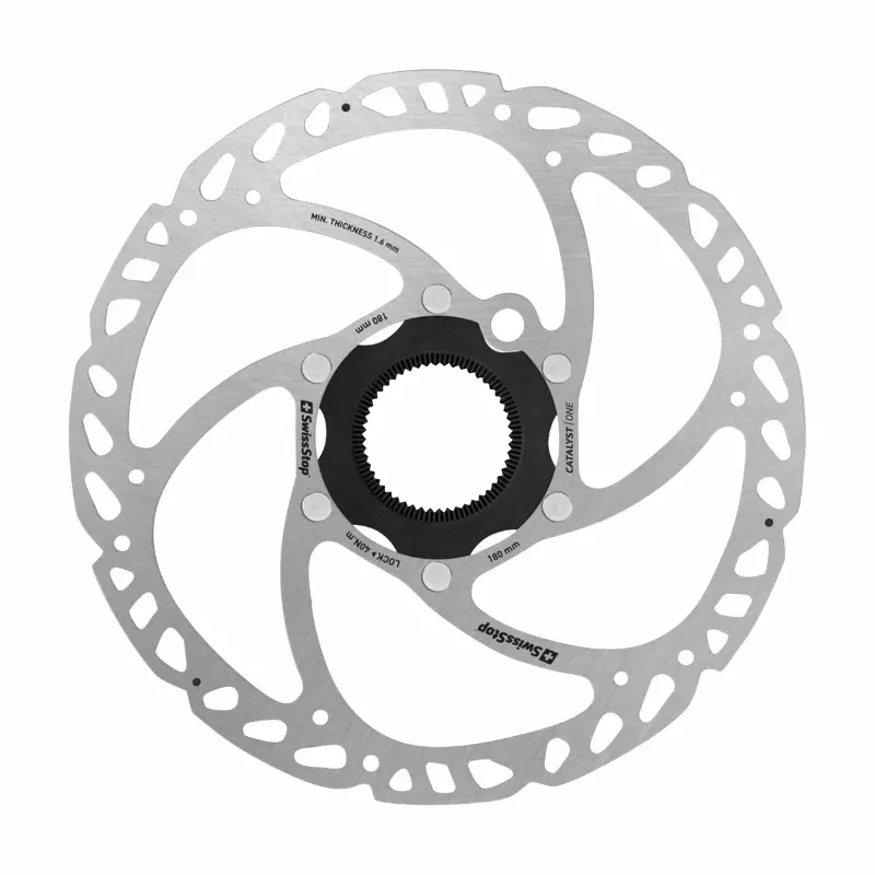MTBブレーキディスク Centerlock Swissstop Catalyst One 180 mm