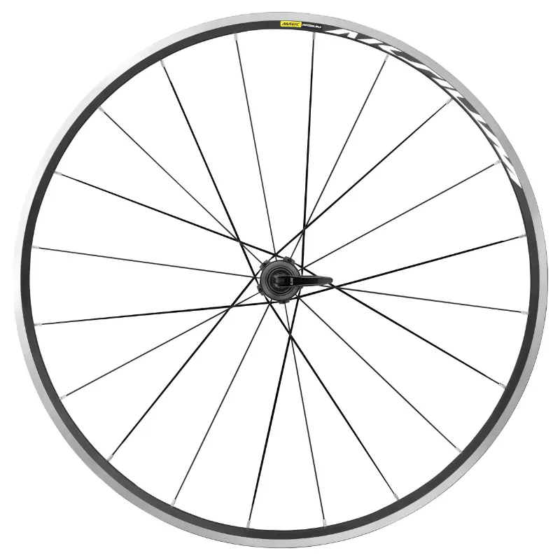 Rennrad-Laufrad Mavic Aksium Hinterrad 700 Felgenbremse schwarz Shimano 11-10V Kassette 20 Speichen Felge 622-17