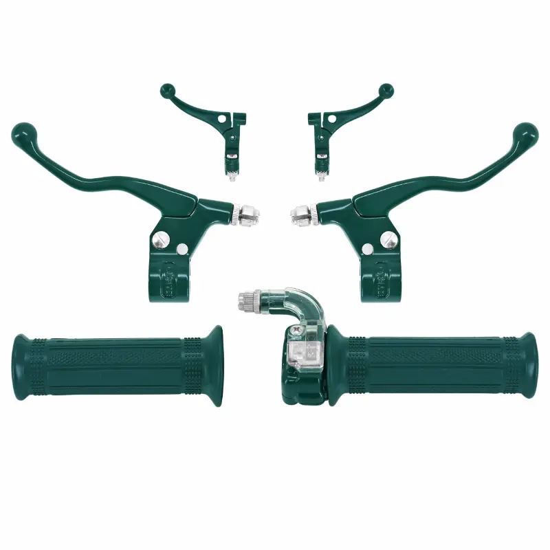 Kit poignée-levier cyclo Targa Mini métal vert foncé Sélection P2R