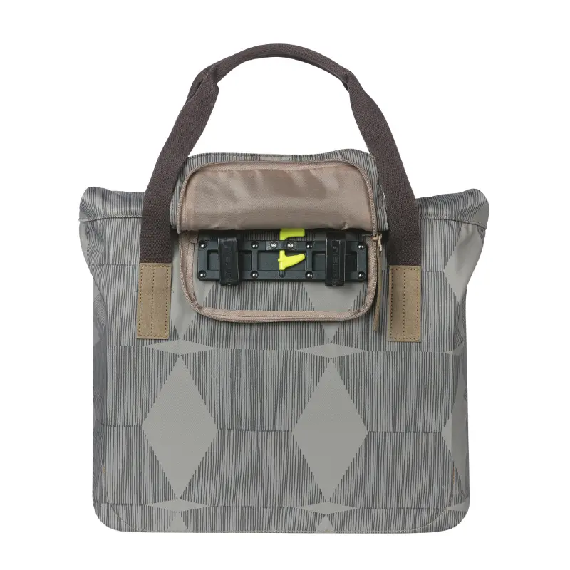 Boční zadní cyklobrašna Basil City Shopper Elegance taupe 20-26L — pohled 4