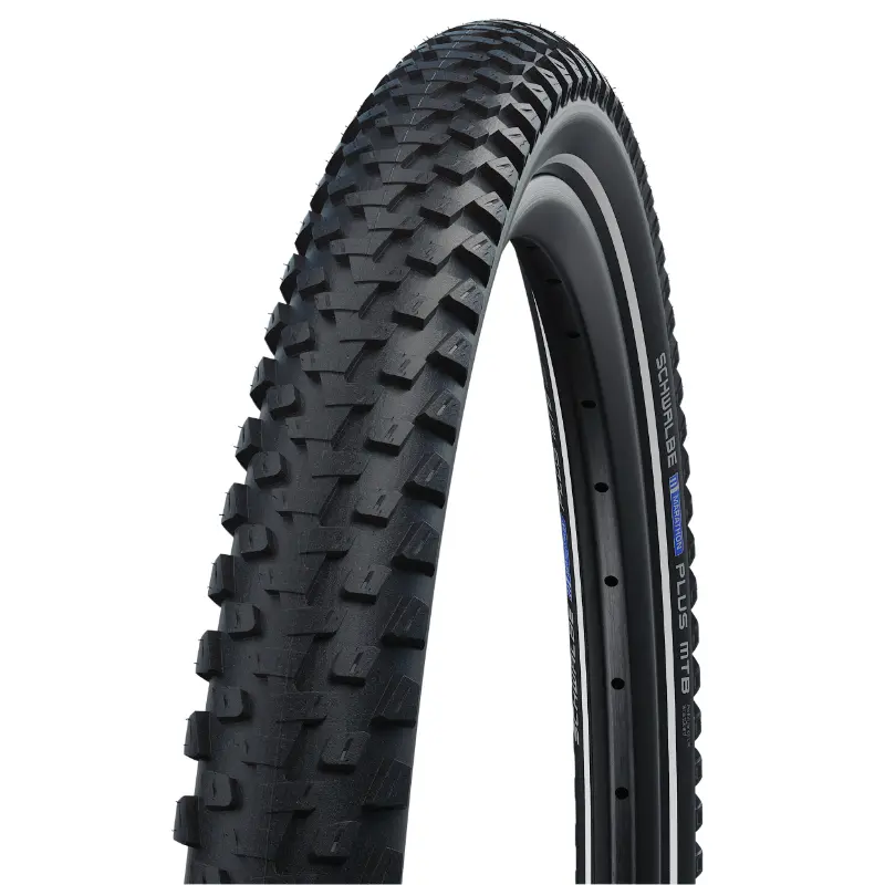 Pneu VTT Schwalbe Marathon Plus 29 x 2.35 crampons noir TR (60-622) renfort flanc Reflex homologué VAE E50