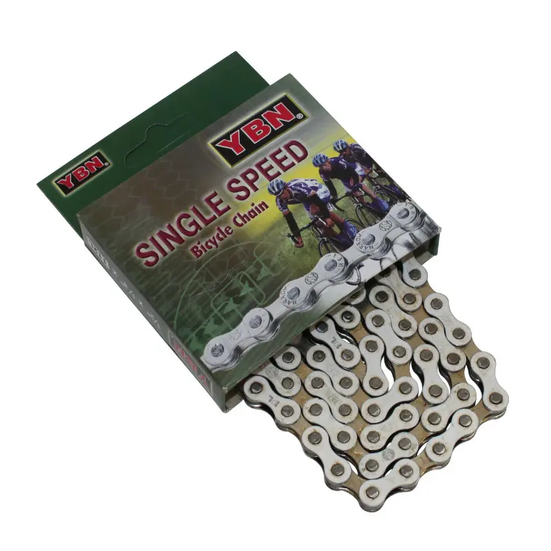 YBN S410 سفید-چاندی 112 لنکس P2R 1-3V BMX بائیک چین