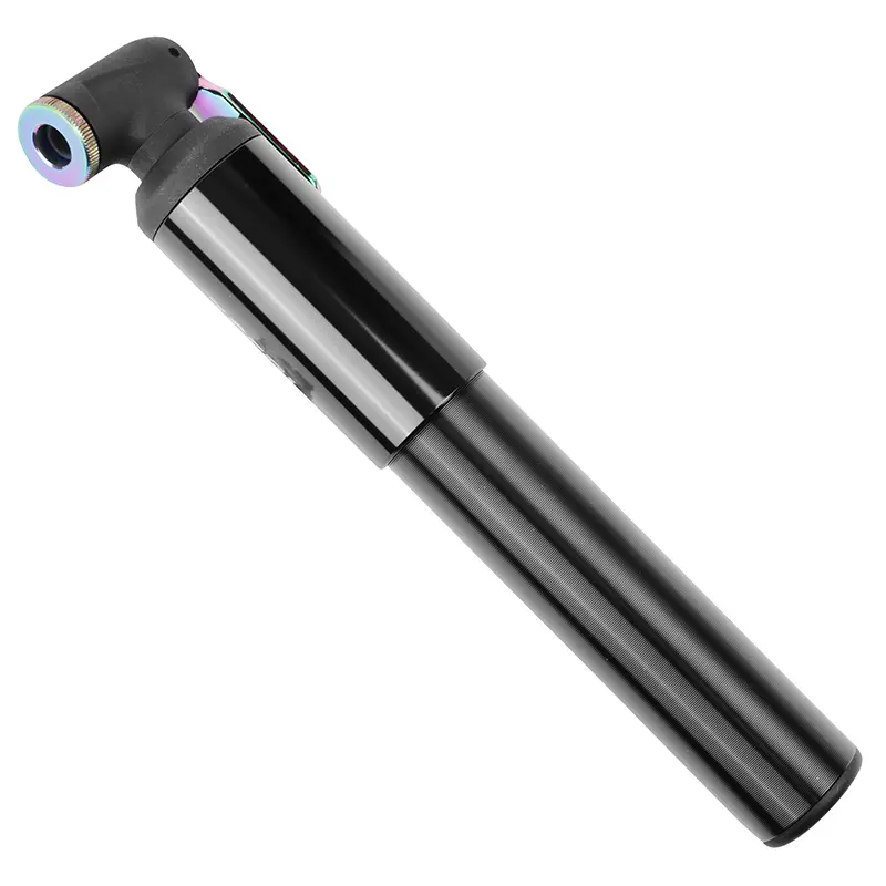 Mini-Mountainbike-Pumpe Zefal MT mini komplett Alu schwarz matt 4 bar 230 mm VS/VP 208 g für Reifen 2.00 bis 3.00"