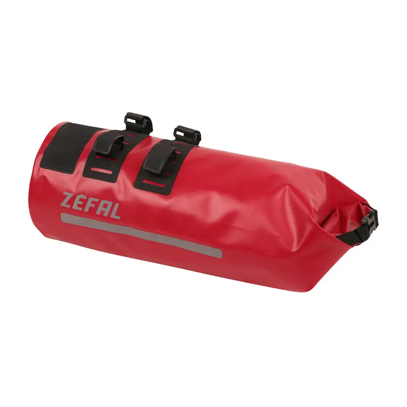 حقيبة مقود دراجة Zefal z adventure F18 aero أحمر تثبيت فيلكرو (LG41CMXD16.5 - 8 لتر)