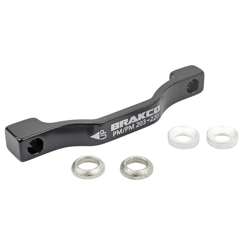 BRAKCO VTT 포스트마운트 전후 디스크 브레이크 어댑터 203mm 캘리퍼용 220mm 디스크
