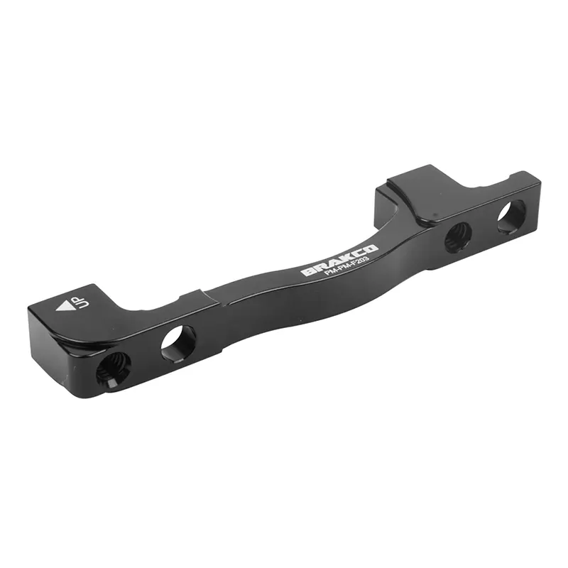 Adaptateur réhausse frein à disque VTT post-mount avant-arrière Brakco CNC light étrier 160 mm pour disque 203 mm