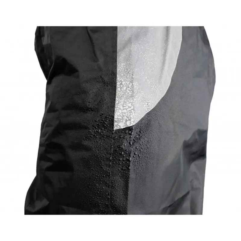 Regenhose wasserdicht schwarz mit Reflektor Größe M-L (CE-geprüft) -Größe 1.68 bis 1.78M — Ansicht 3