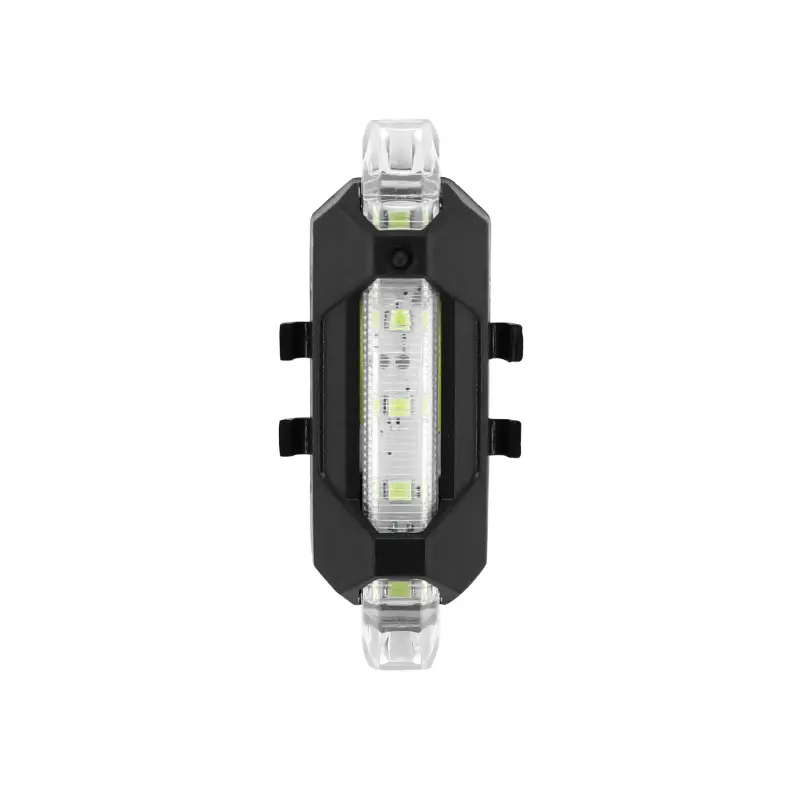 Voyant lumineux rechargeable USB pour essieux arrière Xiaomi M365 Pro blanc
