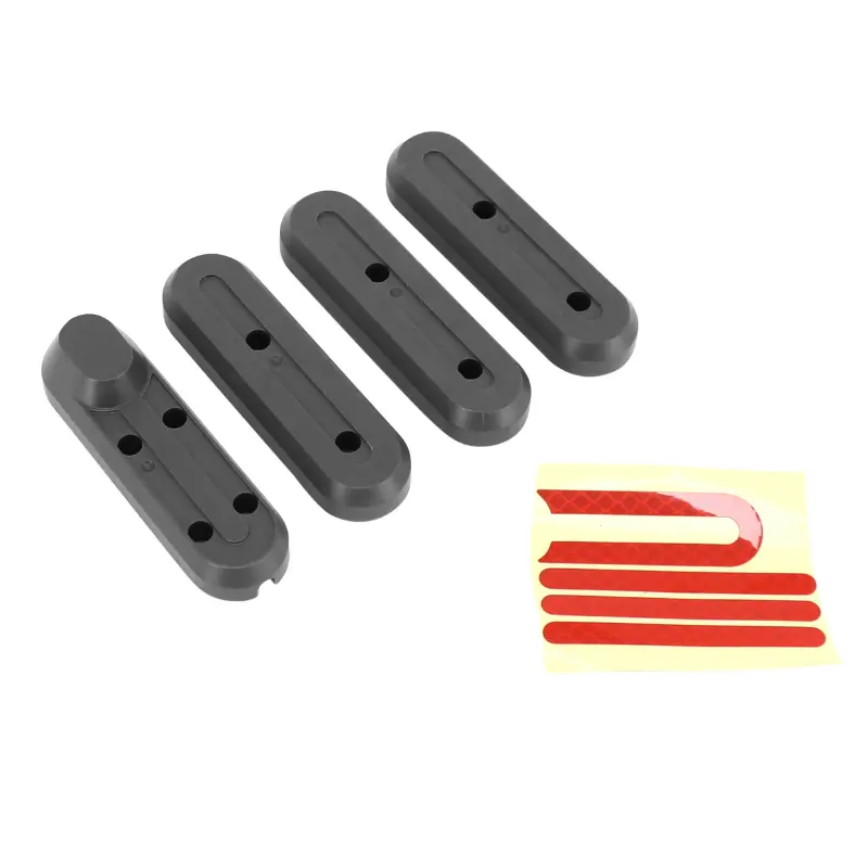 Cache-vis de roue avant et arrière pour trottinette Xiaomi M365 Pro noir Sélection P2R (lot de 4)