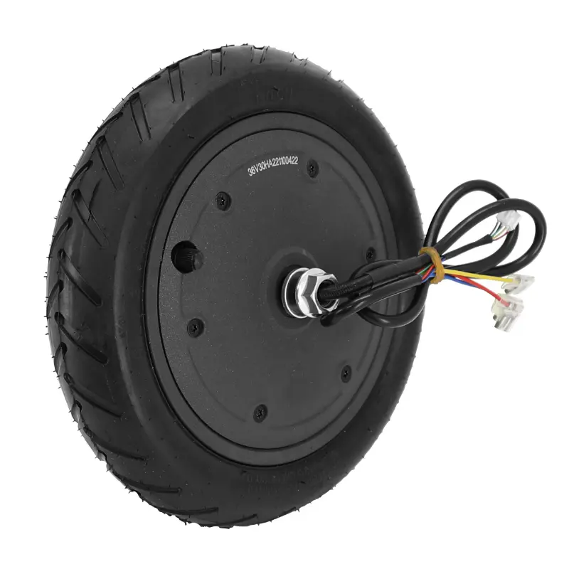 Moteur V3 trottinette Xiaomi M365 Essential 1S Pro Pro2 36V 300W noir avec roue et pneu 8.5