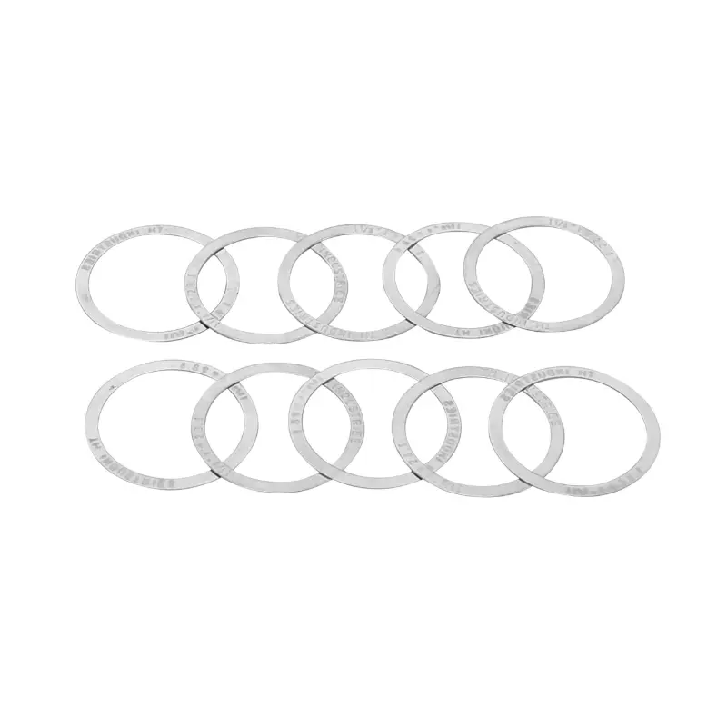 ヘッドセットスペーサー インテグレーテッド/セミインテグレーテッド Micro FSA 1" 1-8 0.26 mm (10個組)