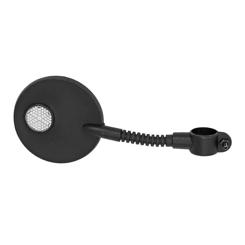 Rétroviseur vélo trottinette Newton rond miroir 8 cm fixation réglable 3 positions