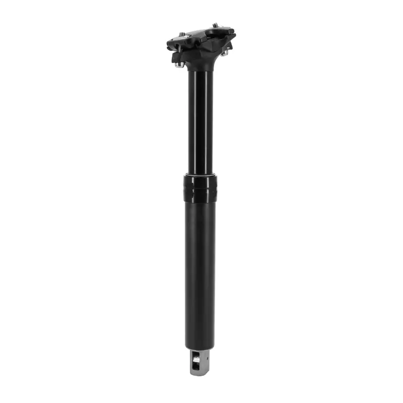 Τηλεσκοπικό καβάλο ποδηλάτου MTB dropper αέρα - λαδιού αλουμινίου μαύρο διαμ. 30.9 L396MM (ρύθμιση με εσωτερικό καλώδιο, διαδρομή 125MM) μανέτα ελέγχου στο τιμόνι