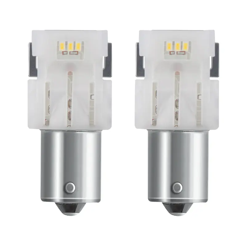 Ampoule LED 12V 1,9W culot BA15S 6000K blanc froid P21W OSRAM LedRiving (blister de 2)