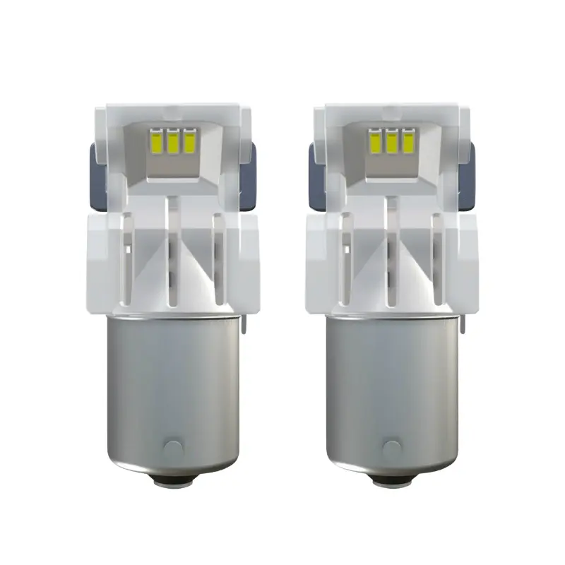 Ampoule LED 12V 1,4W culot BA15S rouge P21W Osram LedRiving (blister de 2)